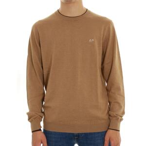MAGLIA SMALL COLLAR SUN68 CAMMELLO